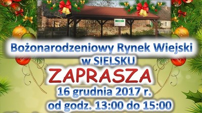 Bożonarodzeniowy Rynek Wiejski w Sielsku