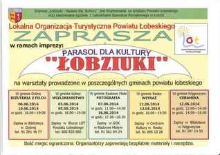 LOT zaprasza w ramach imprezy "ŁOBZIUKI" na warsztaty!!!