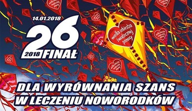 Zapraszamy na 26. Finał Wielkiej Orkiestry Świątecznej Pomocy