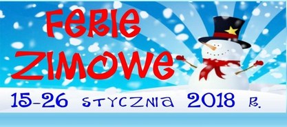 Ferie zimowe w Gminie Węgorzyno