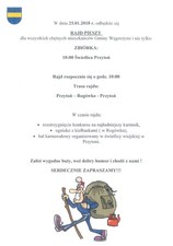 Rajd pieszy! 25.01.2018r.