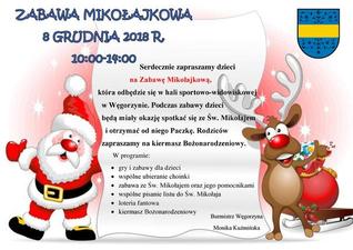 Zapraszamy na Zabawę Mikołajkową!