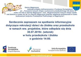 Rekrutacja do przedszkola i żłobka