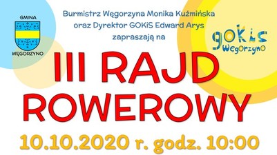 Zapraszamy na III Rajd Rowerowy z GOKiS!
