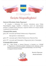 Święto Niepodległości - zaproszenie do wzięcia udziału w gminnych uroczystościach 