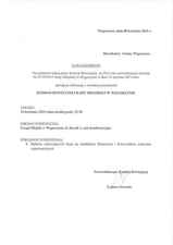 Zawiadomienie o posiedzenia Komisji Rewizyjnej 