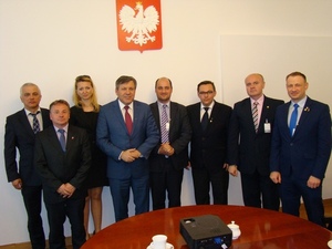 Delegacja powiatu w Warszawie