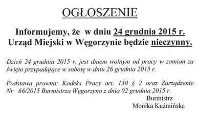 Ogłoszenie