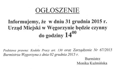 Ogłoszenie