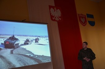 Spotkanie z żołnierzem 12 BZ