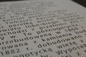 Dotknij Pomorza Zachodniego - przewodnik turystyczny dla osób z dysfunkcją wzroku